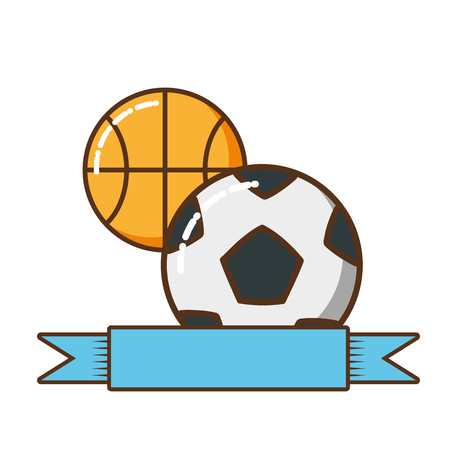 sports balls isolated icon vector illustration designのイラスト素材