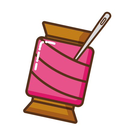 materials for sewing isolated icon vector illustration designのイラスト素材