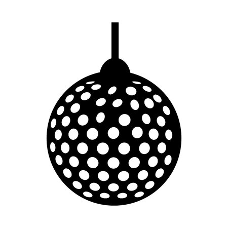 disco lights ball isolated icon vector illustration designのイラスト素材