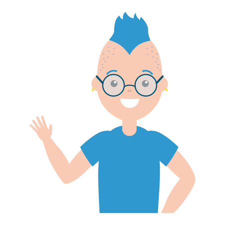 man lgbt pride vector illustration vector illustration designのイラスト素材