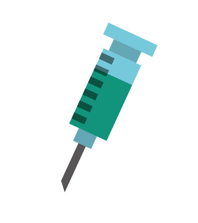 syringe medical isolated icon vector illustration designのイラスト素材
