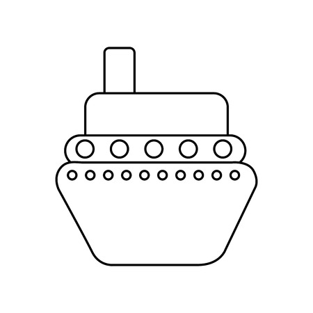boat surfing isolated icon vector illustration designのイラスト素材