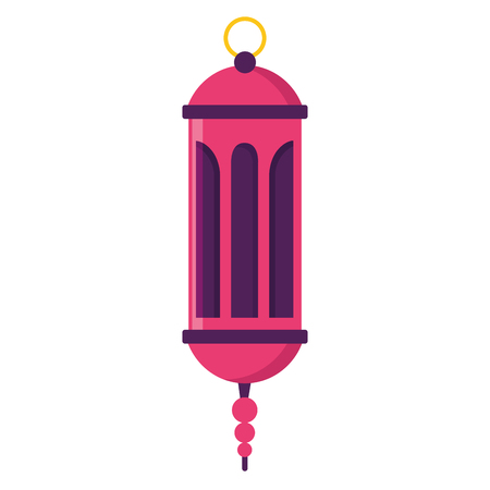 classic lantern decoration ornament on white backgroundのイラスト素材