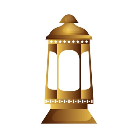 ramadam karem golden lamp hanging vector illustration designのイラスト素材