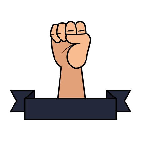 hand up fist icon vector illustration designのイラスト素材