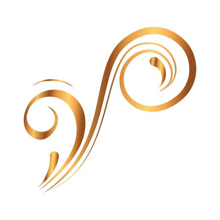 frame golden victorian style vector illustration designのイラスト素材