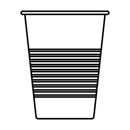 disposable cup material icon vector illustration designのイラスト素材