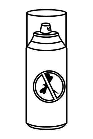 mosquito repellent spray bottle icon vector illustration designのイラスト素材