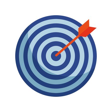 target with arrow icon vector illustration designのイラスト素材