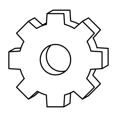 Gear Machine Setting Isolated Icon Vector Illustration Designのイラスト 素材 ストックフォト 写真素材のstock Foto ストックドットフォト