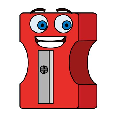 sharpener education supply character vector illustration designのイラスト素材