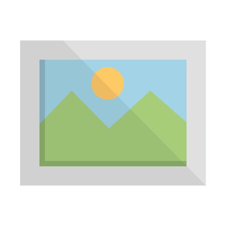 picture file photo format icon vector illustration designのイラスト素材