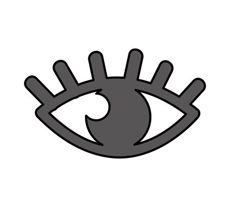 eye symbol isolated icon vector illustration designのイラスト素材