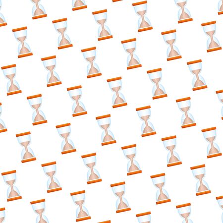hourglass timer pattern background vector illustration designのイラスト素材