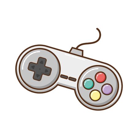 videogames control isolated icon vector illustration designのイラスト素材