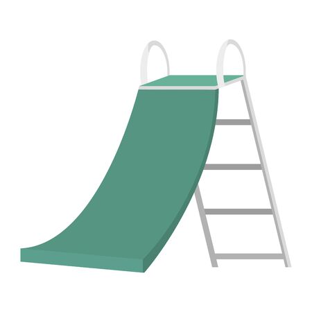 slide game kids zone on white background vector illustrationのイラスト素材