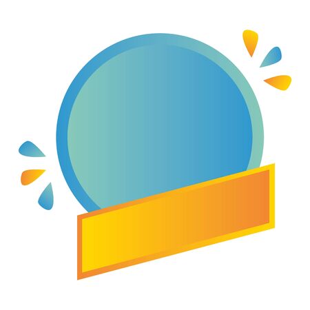 banner blank template white background vector illustrationのイラスト素材