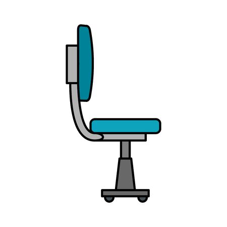 office chair equipment isolated icon vector illustration designのイラスト素材