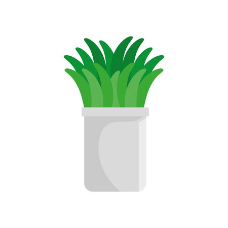 houseplant in pot natural icon vector illustration designのイラスト素材