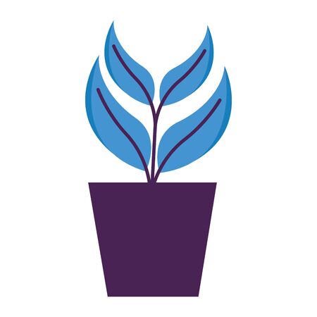 potted plant decoration on white background vector illustrationのイラスト素材