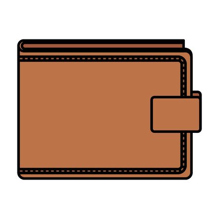wallet money isolated icon vector illustration designのイラスト素材