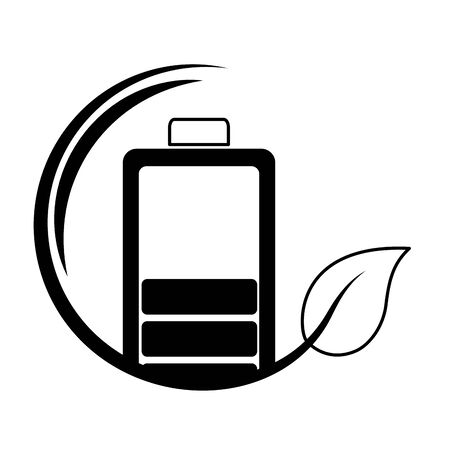eco friendly environment battery energy vector illustrationのイラスト素材