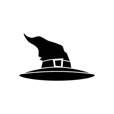 hat of witch for halloween icon vector illustration designのイラスト素材