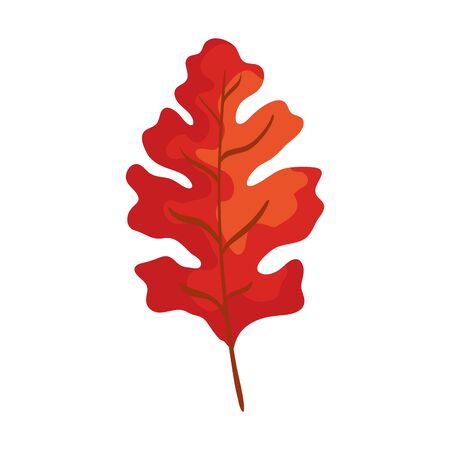 season autumn leaf isolated icon vector illustration designのイラスト素材