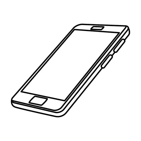 smartphone device isolated icon vector illustration designのイラスト素材