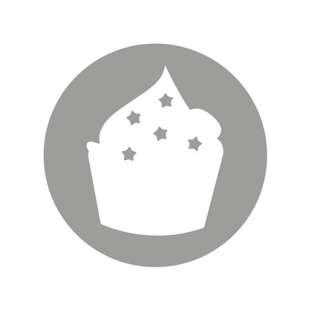 delicious sweet cake icon vector illustration designのイラスト素材