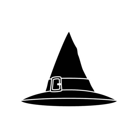 hat of witch for halloween icon vector illustration designのイラスト素材
