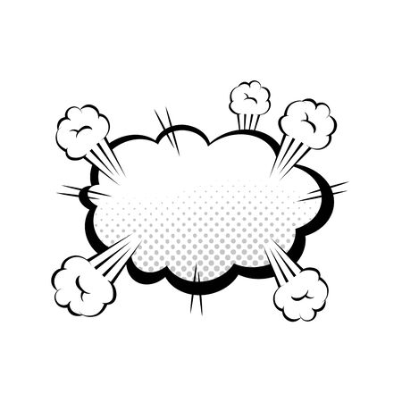 cloud pop art style icon vector illustration designのイラスト素材