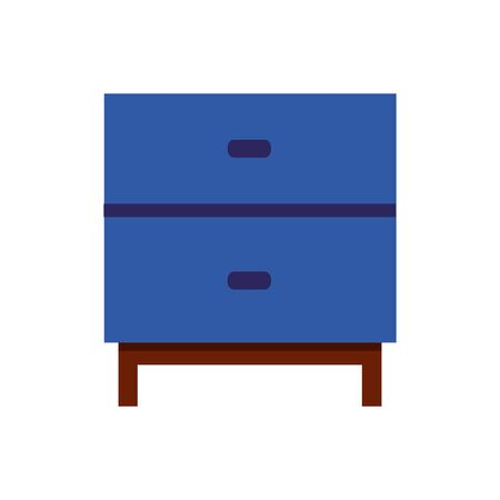 Furniture design, Home room decoration interior modern house and decor theme Vector illustrationのイラスト素材