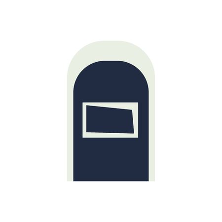cemetery graveyard rip isolated icon vector illustration designのイラスト素材