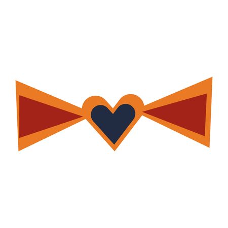halloween bat heart flying icon vector illustration designのイラスト素材