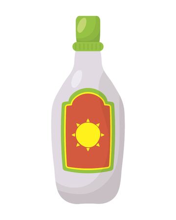 tequila bottle mexican isolated icon vector illustration designのイラスト素材