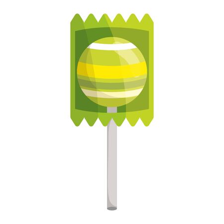 Sweet candy design, dessert food delicious sugar snack and tasty theme Vector illustrationのイラスト素材