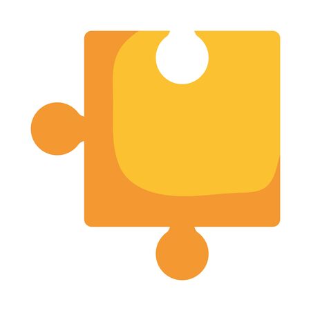 puzzle game piece solution icon vector illustration designのイラスト素材