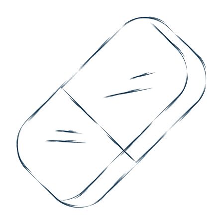 eraser school supply isolated icon vector illustration designのイラスト素材