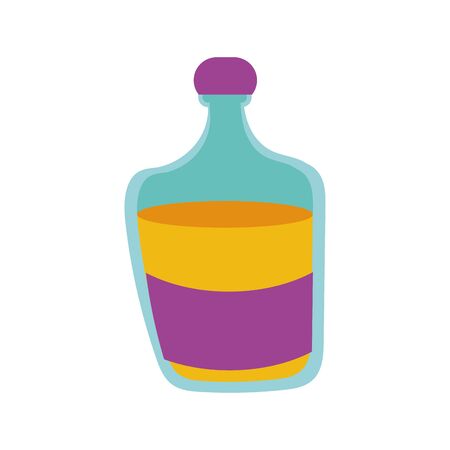 tequila bottle mexican drink icon vector illustration designのイラスト素材