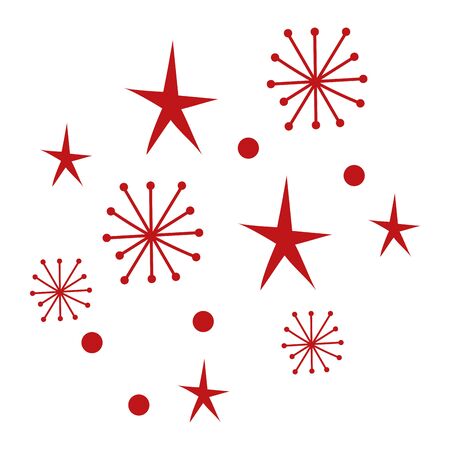 merry christmas snowflakes pattern background vector illustration designのイラスト素材
