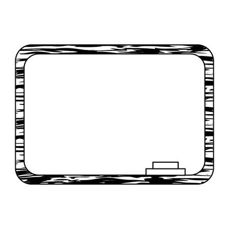 school chalkboard education supply icon vector illustration designのイラスト素材