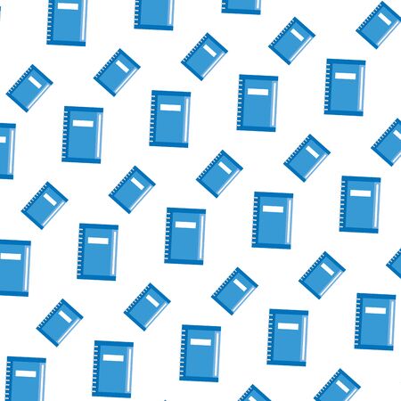 school books pattern background vector illustration designのイラスト素材