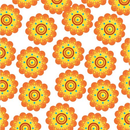 decorative set of mandalas ethnic boho style pattern vector illustration designのイラスト素材
