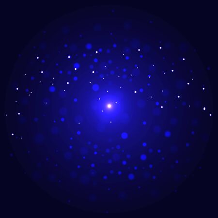 space with stars lights scene vector illustration designのイラスト素材