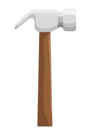 hammer metal tool isolated icon vector illustration designのイラスト素材