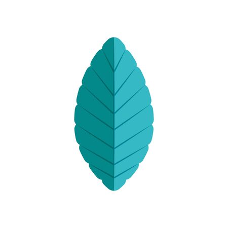 leaf icon design, Plant floral garden nature decoration ornament and season theme Vector illustrationのイラスト素材