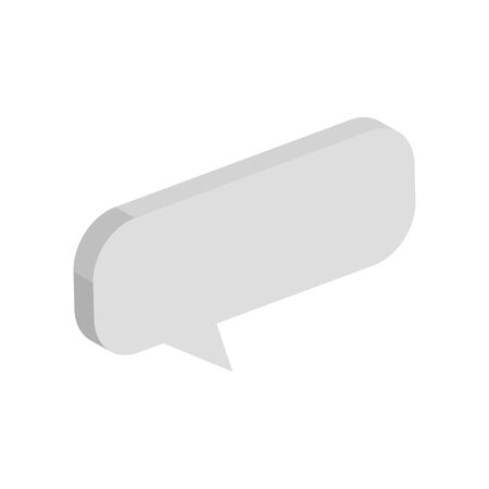 speech bubble communication isolated icon vector illustration designのイラスト素材