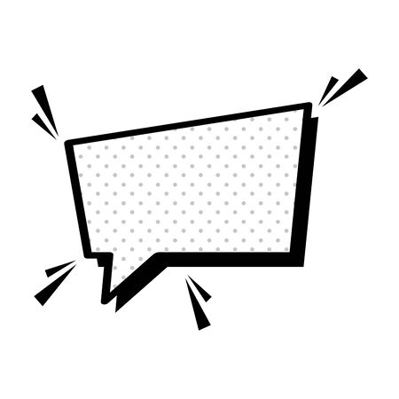 speech bubble pop art style vector illustration designのイラスト素材