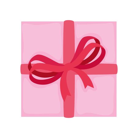 gift box present isolated icon vector illustration designのイラスト素材